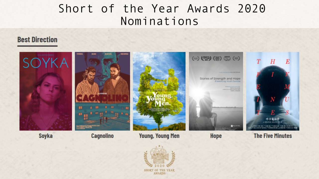 Nominee Announcement - Music - Short of the Year Awards 2020