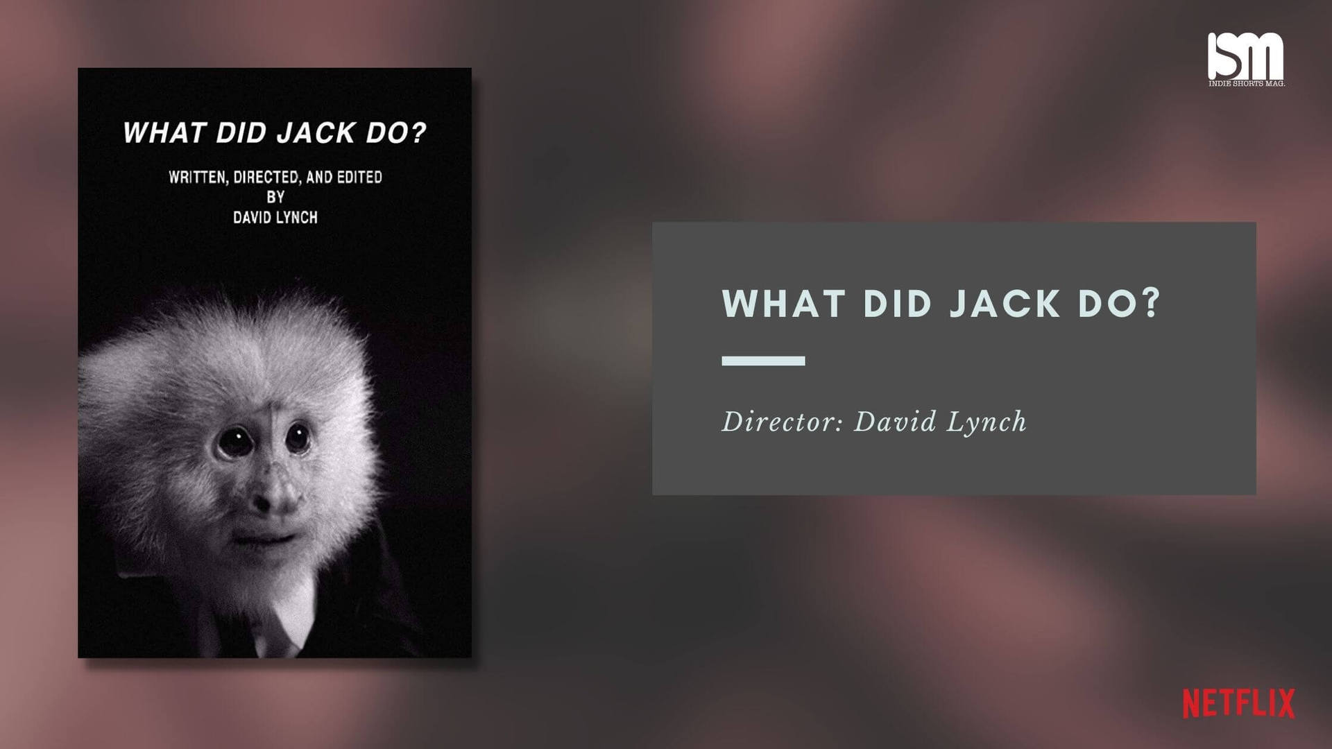 What Did Jack Do - Best Short Films On Netflix You Shouldn't Miss - Indie Shorts Mag
