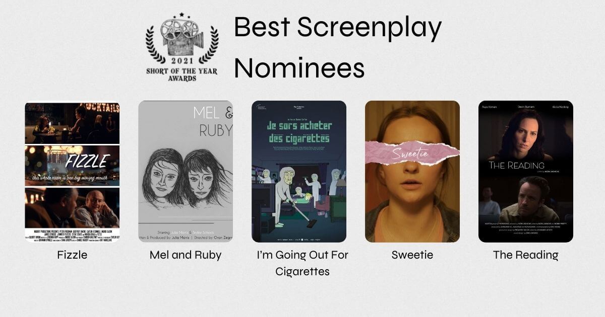 Short of the Year Awards 2021 Nominees Best Screenplay - Indie Shorts Mag