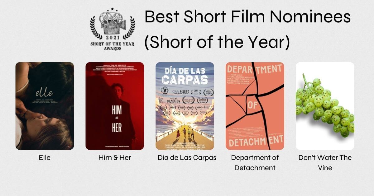 Short of the Year Awards 2021 Nominees Short of the Year - Indie Shorts Mag