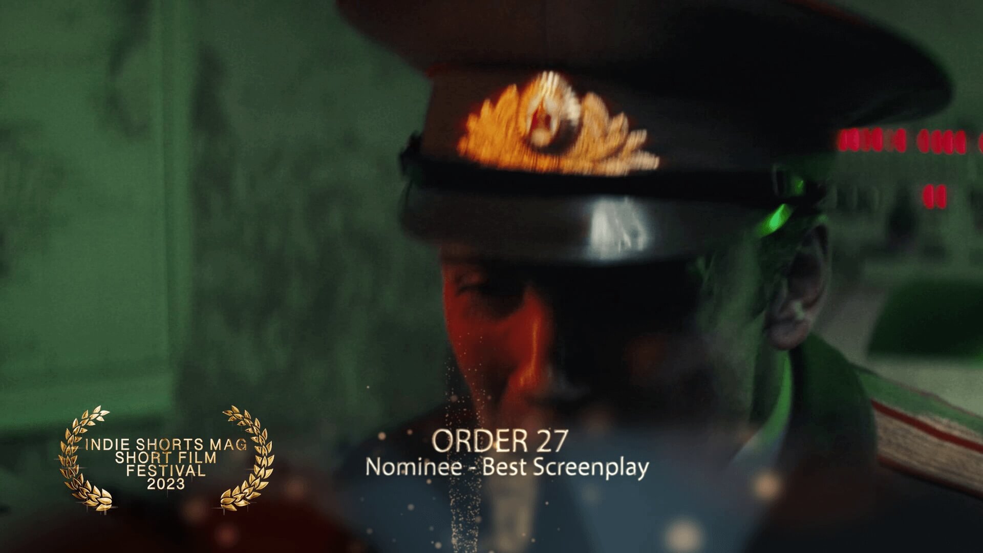 Indie Shorts Mag Short Film Festival - Best Screenplay - Nominee - Order 27