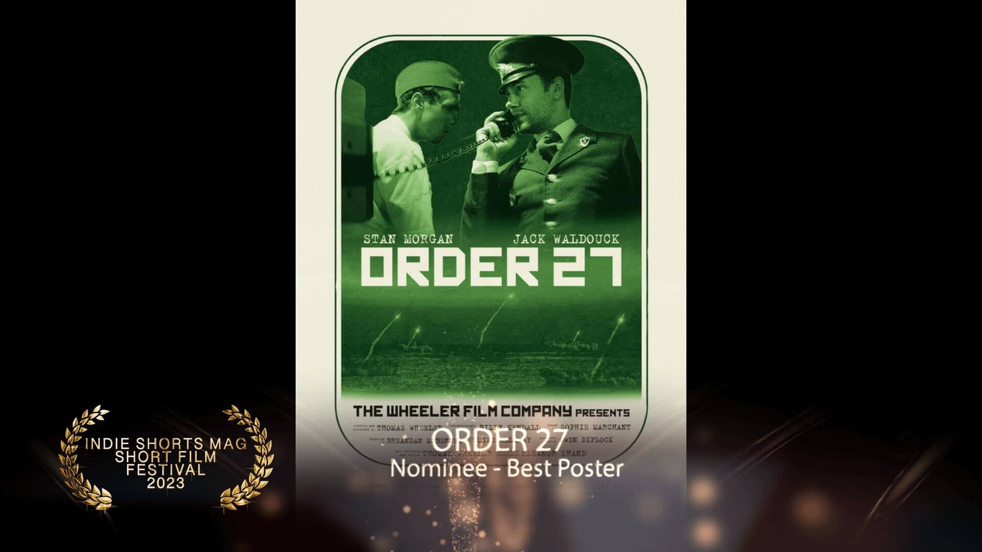 Indie Shorts Mag Short Film Festival - Best Poster - Nominee - Order 27
