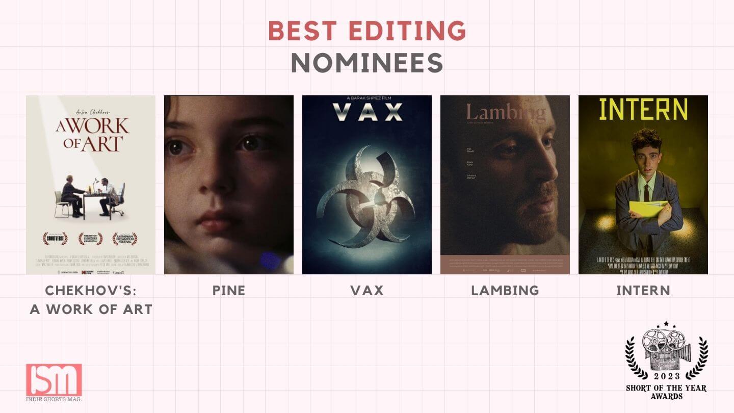 Short of the Year Awards 2023 - Nominees - Best Editing